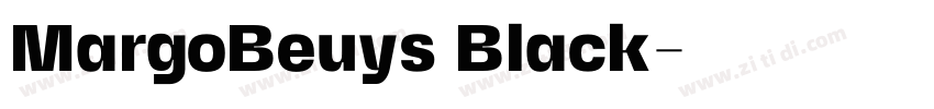 MargoBeuys Black字体转换